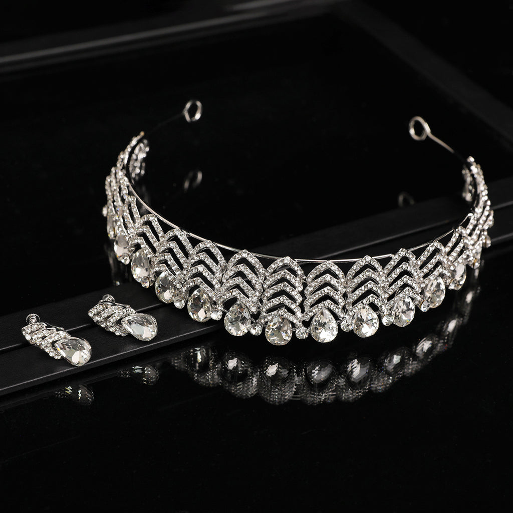 Full-Circle Crystal Bridal Crown
