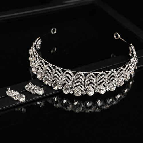 Full-Circle Crystal Bridal Crown