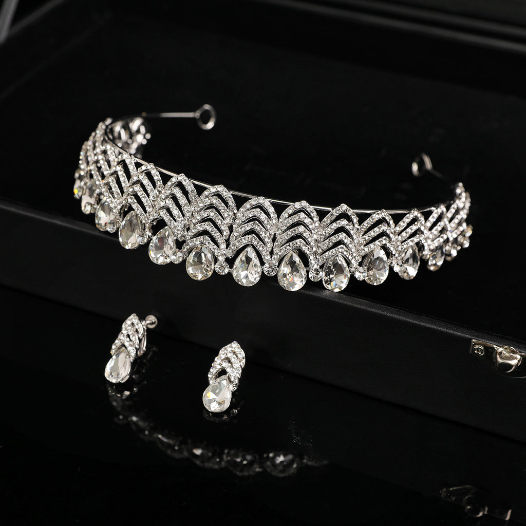 Full-Circle Crystal Bridal Crown