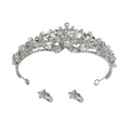 Pavé Crystal and Pearl Bridal Crown