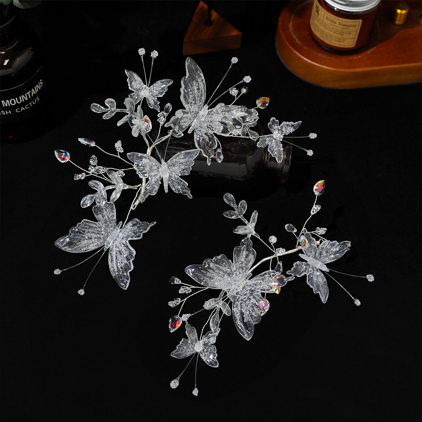 Crystal Butterfly Bridal Headband