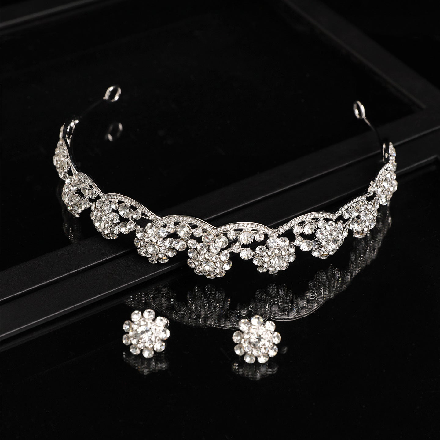Zircon Crystal Bridal Crown