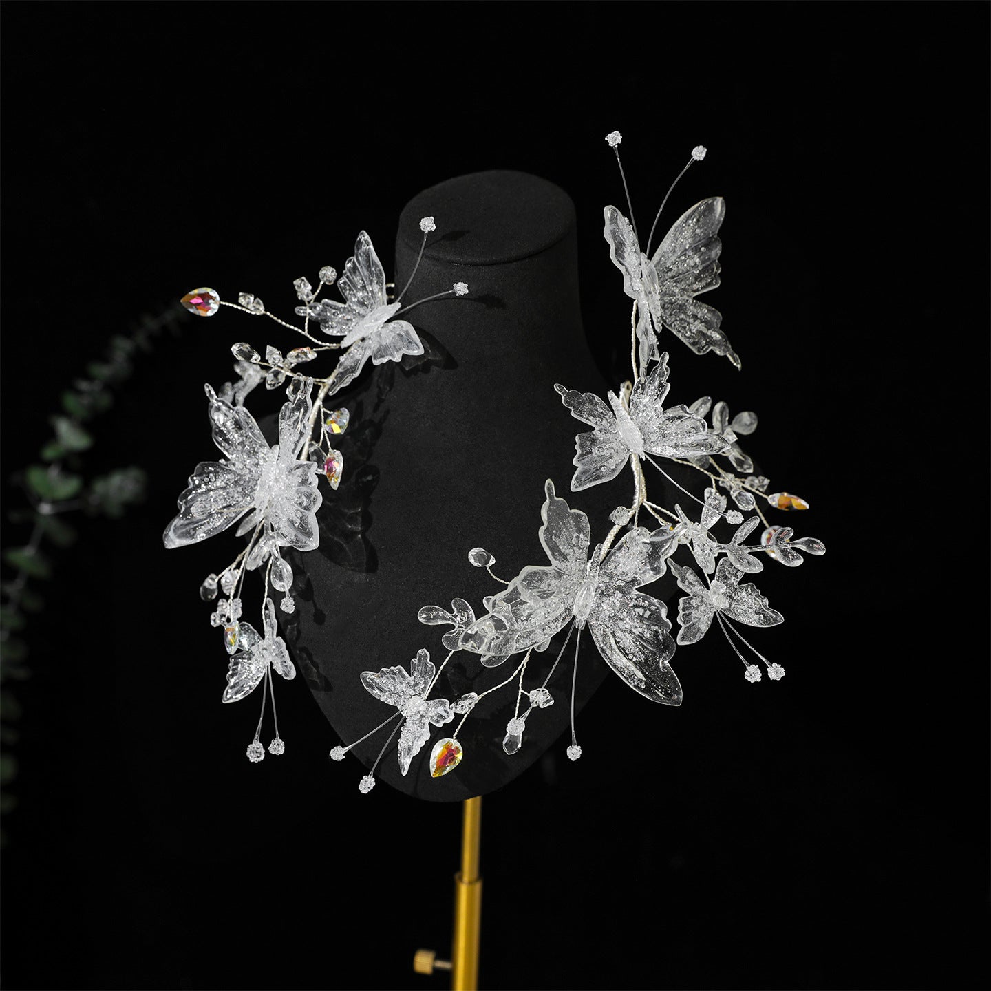 Crystal Butterfly Bridal Headband