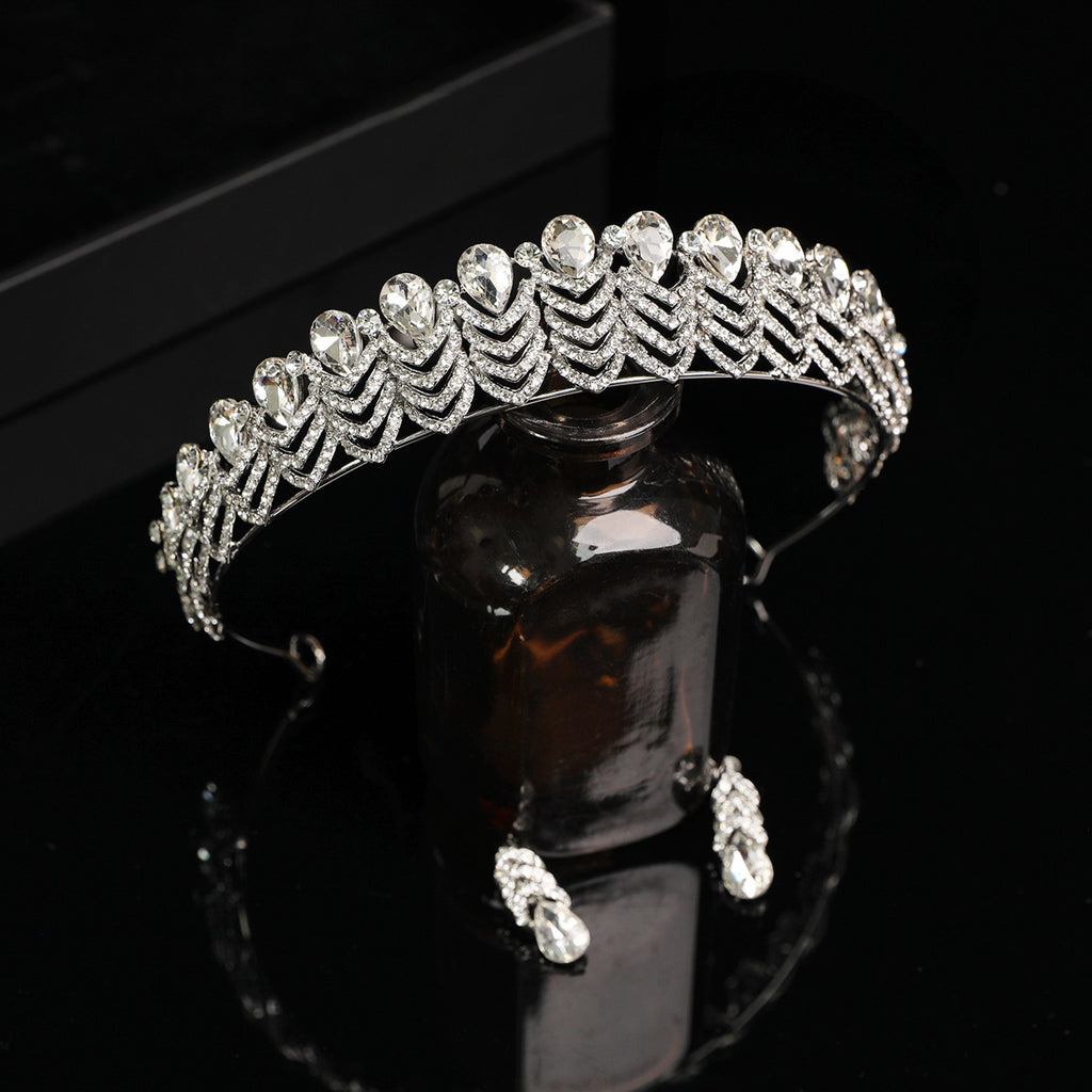 Full-Circle Crystal Bridal Crown
