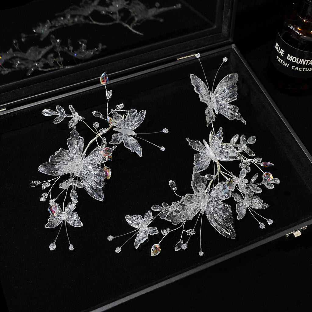 Crystal Butterfly Bridal Headband