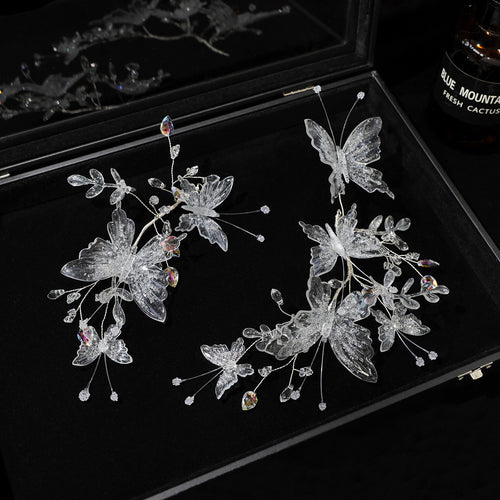 Crystal Butterfly Bridal Headband