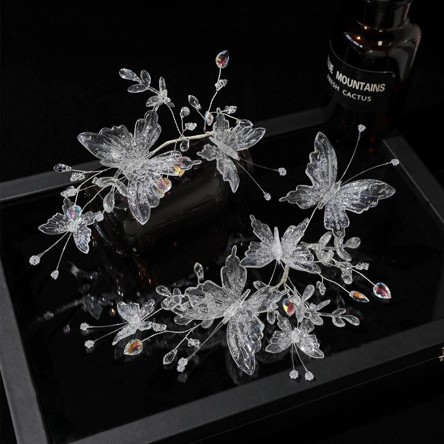 Crystal Butterfly Bridal Headband